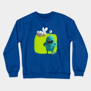 Cartoon monster Crewneck Sweatshirt